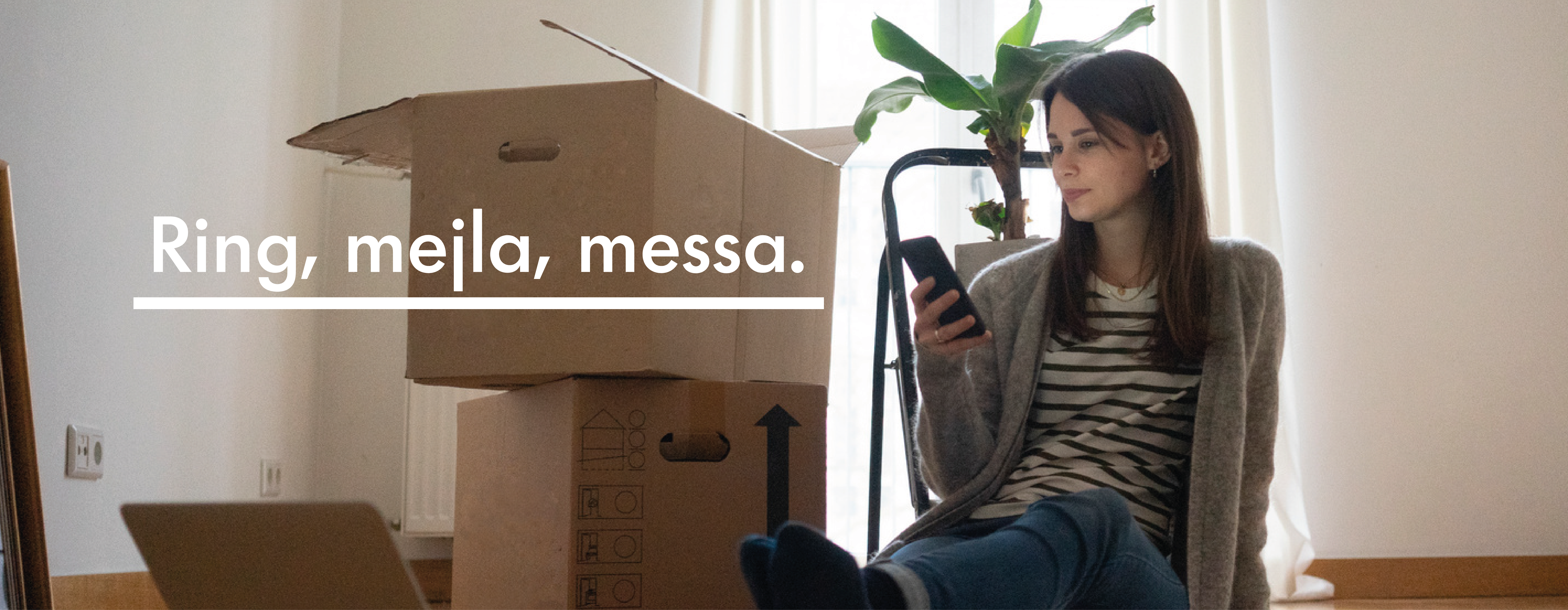 Behöver du flytthjälp? Nå oss enkelt på telefon eller mejl!